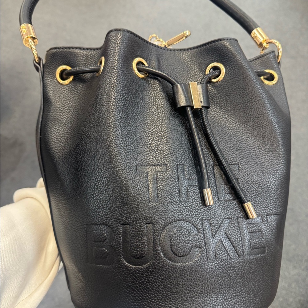 Black Bucket Bag
